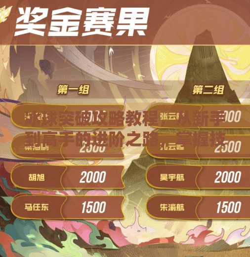 冰球突破攻略教程，从新手到高手的进阶之路，掌握技巧赢在起跑线！冰球突破攻略教程