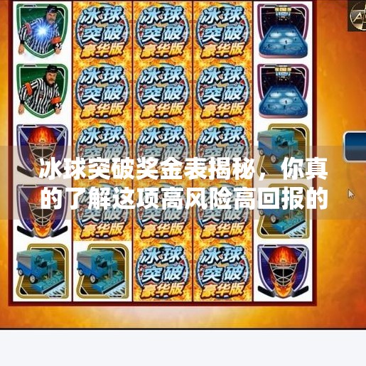 冰球突破奖金表揭秘，你真的了解这项高风险高回报的游戏规则吗？冰球突破奖金表